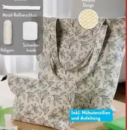 Aldi Süd Home Creation DIY-Tasche Selbernähen Angebot