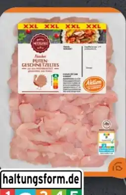 Aldi Süd Meine Metzgerei XXL-Puten Geschnetzeltes Angebot
