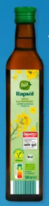 Aldi Süd Bio Smiley Rapsöl Angebot