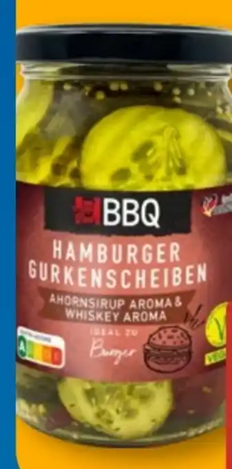 Aldi Süd BBQ Hamburger Gurkenscheiben Angebot