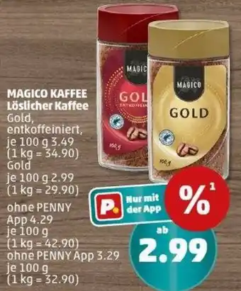 PENNY MAGICO KAFFEE Löslicher Kaffee Angebot