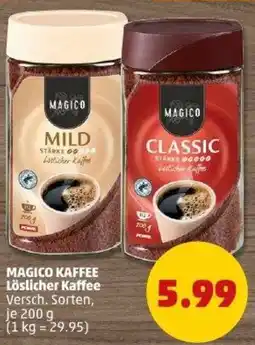 PENNY MAGICO KAFFEE Löslicher Kaffee Angebot