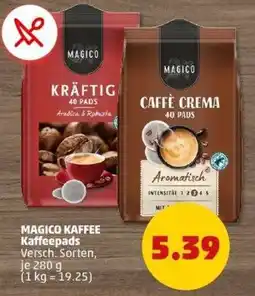 PENNY MAGICO KAFFEE Kaffeepads Angebot