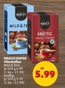 PENNY MAGICO KAFFEE Filterkaffee Angebot
