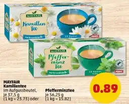 PENNY MAYFAIR Kamillentee Pfefferminztee Angebot