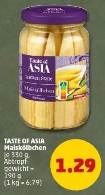 PENNY TASTE OF ASIA Maiskölbchen Angebot