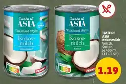 PENNY TASTE OF ASIA Kokosmilch Angebot