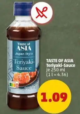 PENNY TASTE OF ASIA Teriyaki-Sauce Angebot