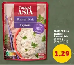 PENNY TASTE OF ASIA Express Basmati Reis Angebot
