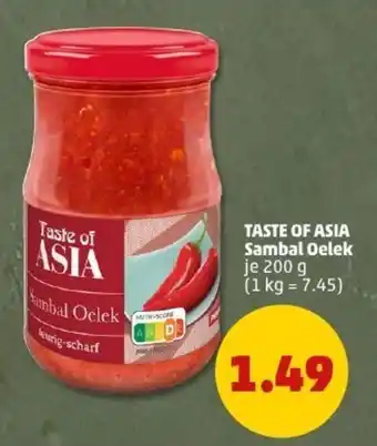 PENNY TASTE OF ASIA Sambal Oelek Angebot