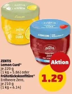 PENNY ZENTIS Lemon Curd oder Frühstückskonfitüre Angebot