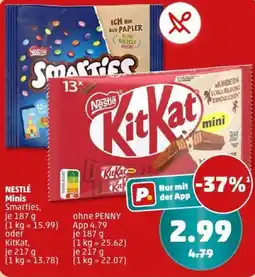 PENNY NESTLÉ Minis Smarties, Kitkat Angebot