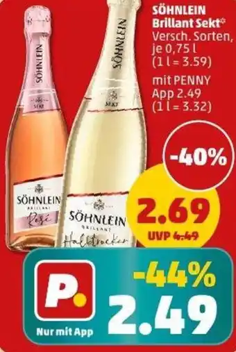 PENNY SÖHNLEIN Brillant Sekt Angebot