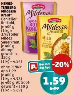 PENNY HENGS- TENBERG Mildessa Kraut400 g Angebot