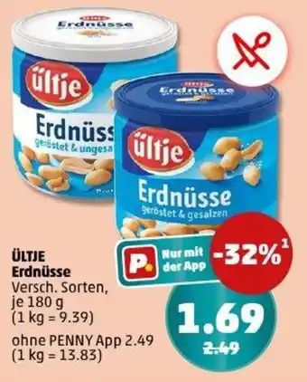 PENNY ÜLTJE Erdnüsse Angebot