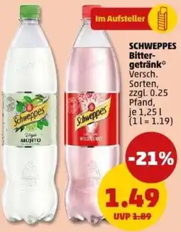 PENNY SCHWEPPES Bitter- getränk Angebot