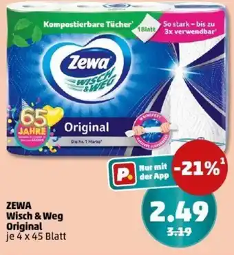 PENNY ZEWA Wisch & Weg Original Angebot