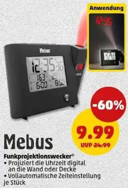 PENNY Mebus Funkprojektionswecker Angebot