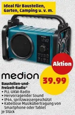 PENNY medion Baustellen-und- Freizeit-Radio Angebot