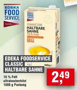 Handelshof EDEKA FOODSERVICE CLASSIC HALTBARE SAHNE Angebot