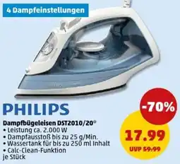PENNY PHILIPS Dampfbügeleisen DST2010/20 Angebot