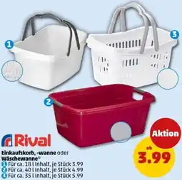 PENNY Rival Einkaufskorb, -wanne oder Wäschewanne Angebot
