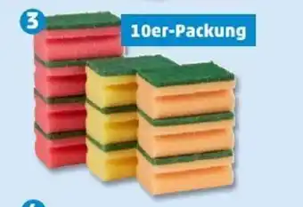 PENNY CLEVER CLEAN Reinigungshelfer 10er-Packung Schwämme AQUASAFE Angebot