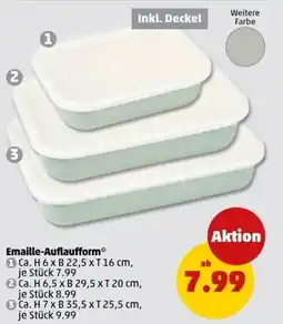 PENNY Emaille-Auflaufform Angebot