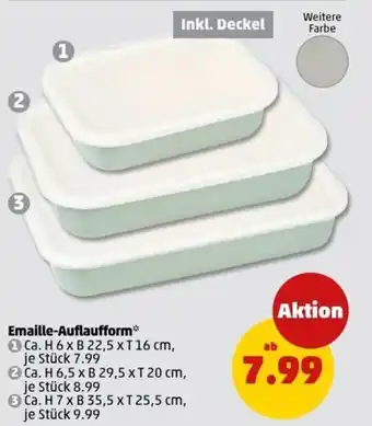 PENNY Emaille-Auflaufform Angebot