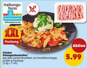 PENNY Frisches Putengeschnetzeltes Angebot