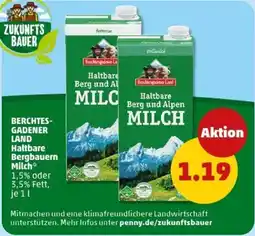 PENNY BERCHTES- GADENER LAND Haltbare Bergbauern Milch Angebot