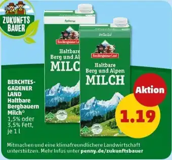PENNY BERCHTES- GADENER LAND Haltbare Bergbauern Milch Angebot