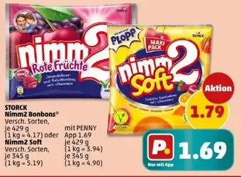 PENNY STORCK Nimm2 Bonbons oder Nimm2 Soft Angebot
