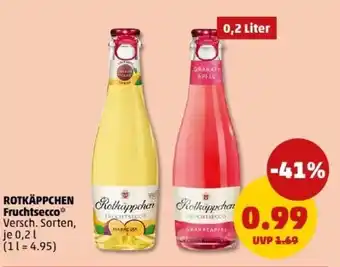 PENNY ROTKÄPPCHEN Fruchtsecco Angebot