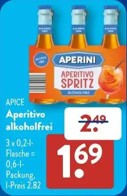 Aldi Süd APICE Aperitivo alkoholfrei Angebot