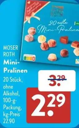 Aldi Süd MOSER ROTH Mini- Pralinen Angebot