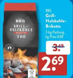 Aldi Süd BBQ Grill- Holzkohle- Briketts Angebot