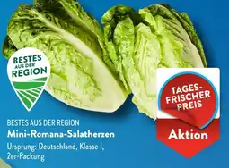 Aldi Süd BESTES AUS DER REGION Mini-Romana-Salatherzen Angebot