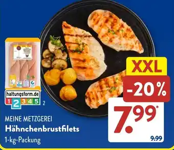 Aldi Süd MEINE METZGEREI Hähnchenbrustfilets Angebot