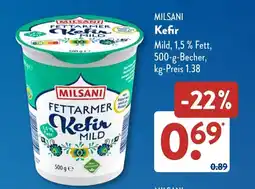 Aldi Süd MILSANI Kefir Angebot