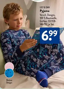 Aldi Süd LILY & DAN Pyjama Angebot