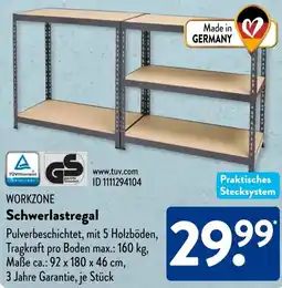 Aldi Süd WORKZONE Schwerlastregal Angebot