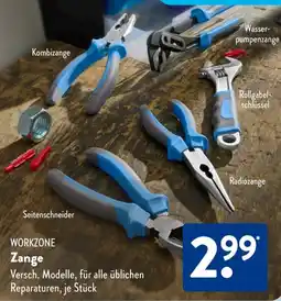 Aldi Süd WORKZONE Zange Angebot
