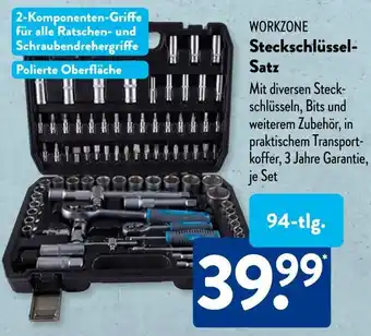Aldi Süd WORKZONE Steckschlüssel- Satz Angebot