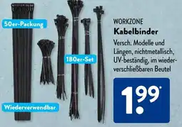 Aldi Süd WORKZONE Kabelbinder Angebot