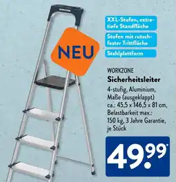 Aldi Süd WORKZONE Sicherheitsleiter Angebot