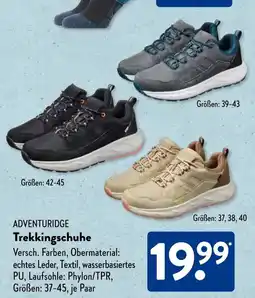 Aldi Süd ADVENTURIDGE Trekkingschuhe Angebot