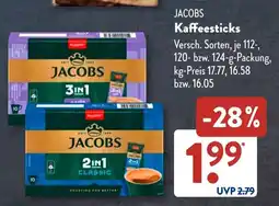 Aldi Süd JACOBS Kaffeesticks Angebot