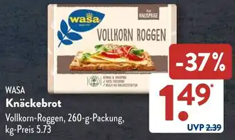 Aldi Süd WASA Knäckebrot Angebot