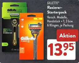 Aldi Süd GILLETTE Rasierer- Starterpack Angebot